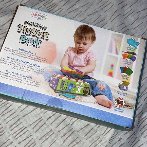 Mindsprout discovery tissue box sensory motor skills cognitive - Picture 3 of 4